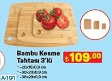 BAMBU KESME TAHTASI